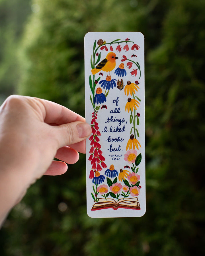 Of All Things, I Liked Books Best Bookmark Bookmark Little Truths Studio 