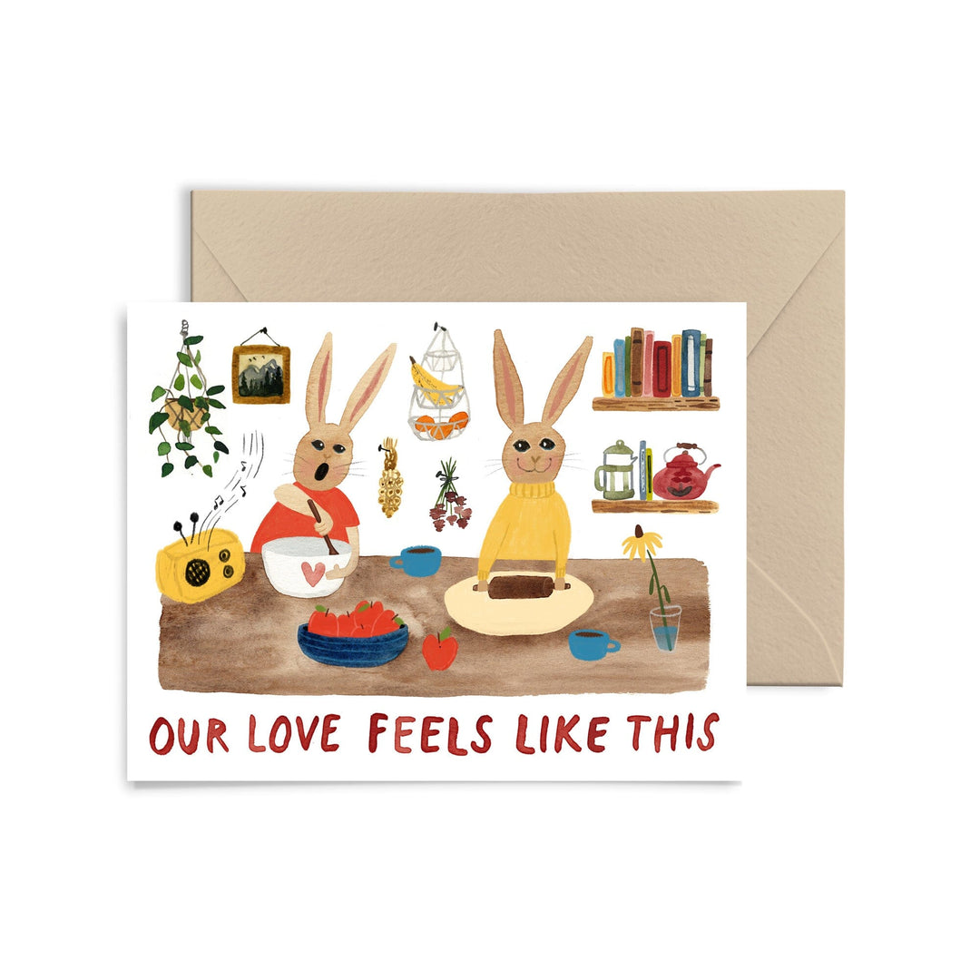 Our Love Feels Like This Card Greeting Card Little Truths Studio 