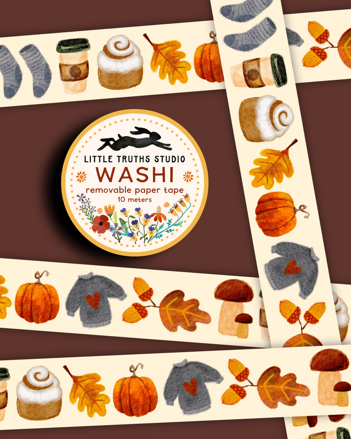 Pumpkin Spice Washi Tape Washi Tape Little Truths Studio 