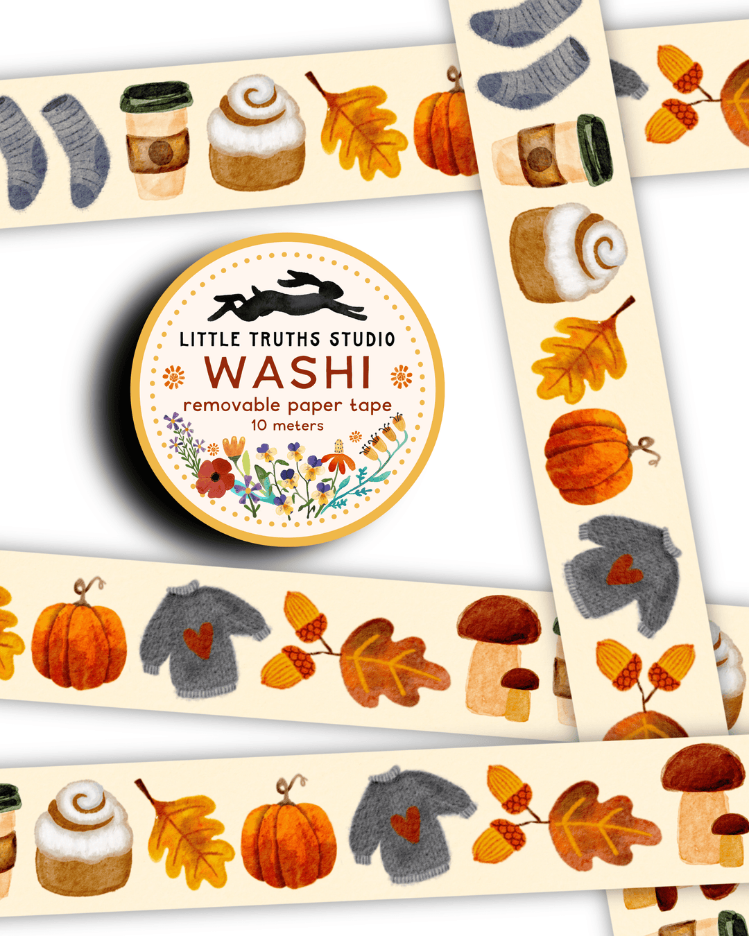 Pumpkin Spice Washi Tape Washi Tape Little Truths Studio 