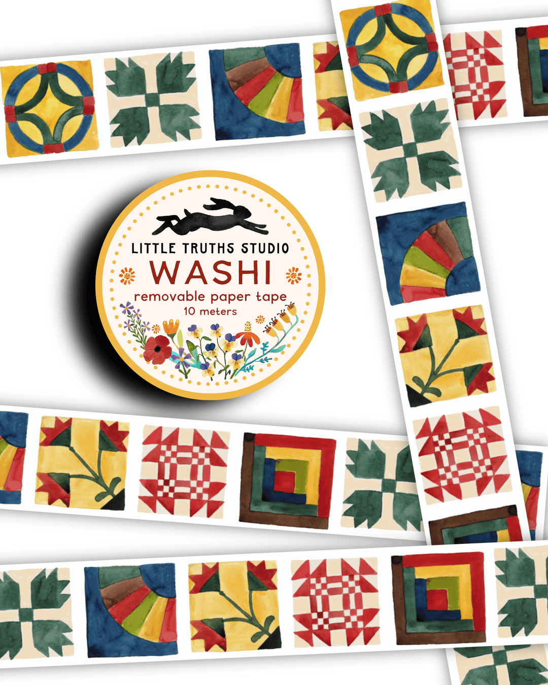 Quilt Blocks Washi Tape Washi Tape Little Truths Studio 