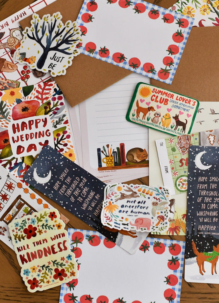 Scrapbooking Art Journaling Mystery Packs gift bundle Little Truths Studio 
