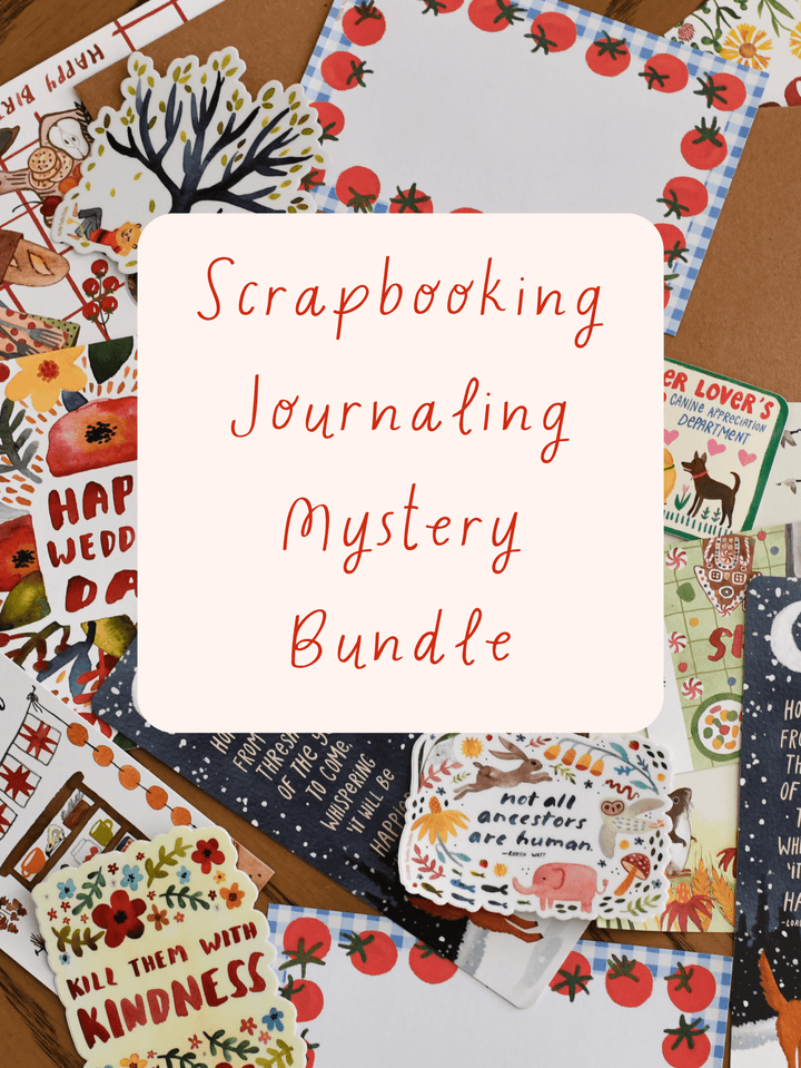 Scrapbooking Art Journaling Mystery Packs gift bundle Little Truths Studio 