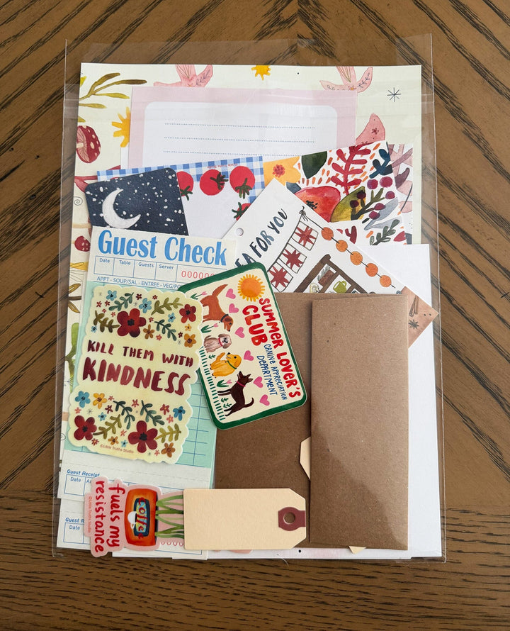 Scrapbooking Art Journaling Mystery Packs gift bundle Little Truths Studio 