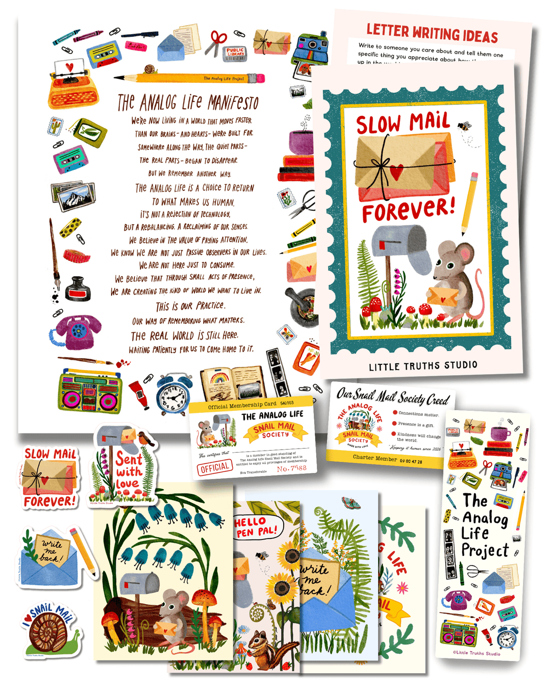 The Analog Life Project Starter Pack gift bundle Little Truths Studio 