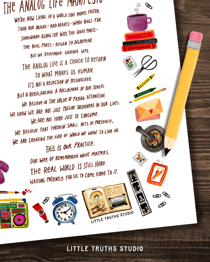The Analog Life Project Starter Pack gift bundle Little Truths Studio 