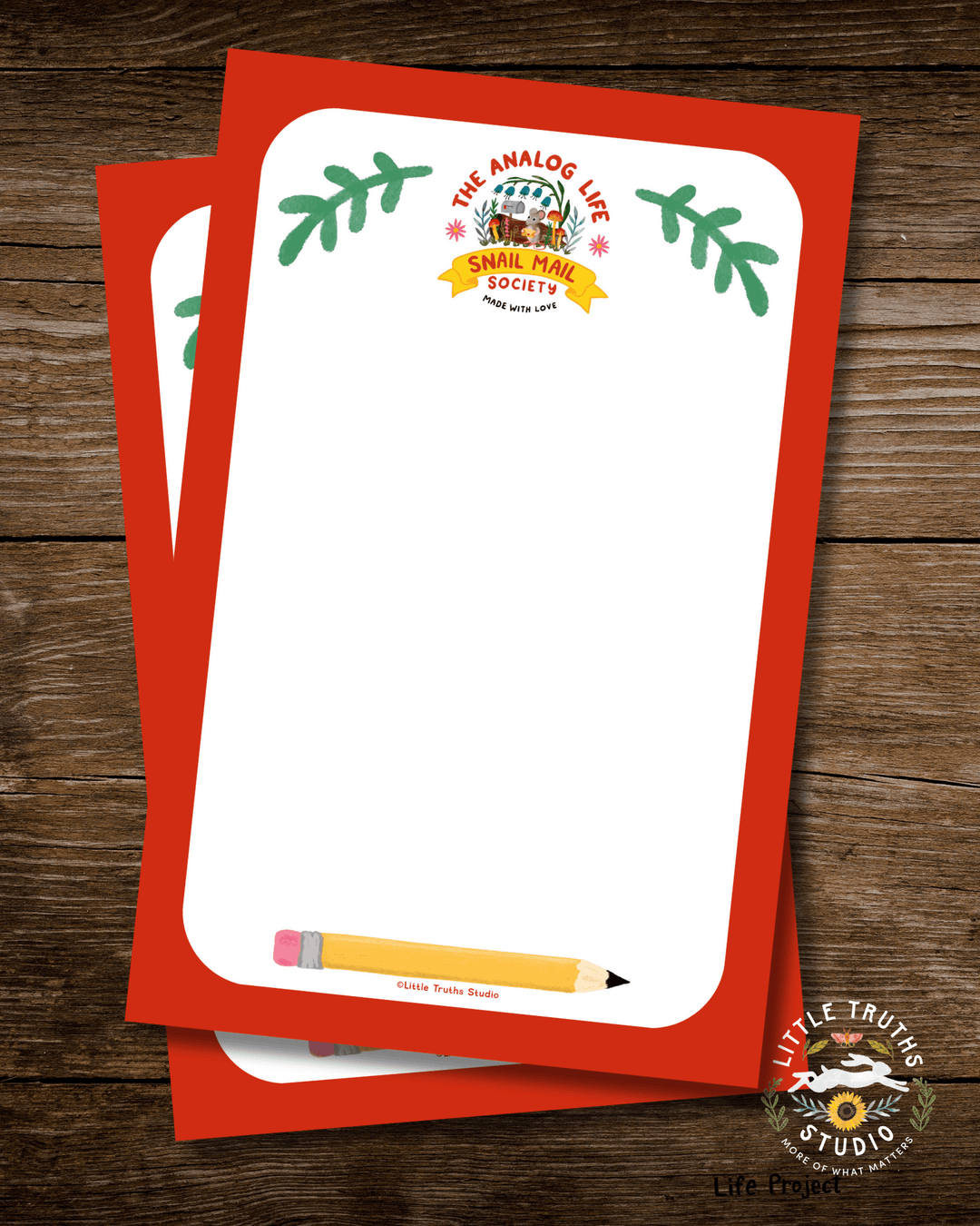 The Analog Life Snail Mail Society Letter Writing Paper Letter Writing Paper Little Truths Studio 