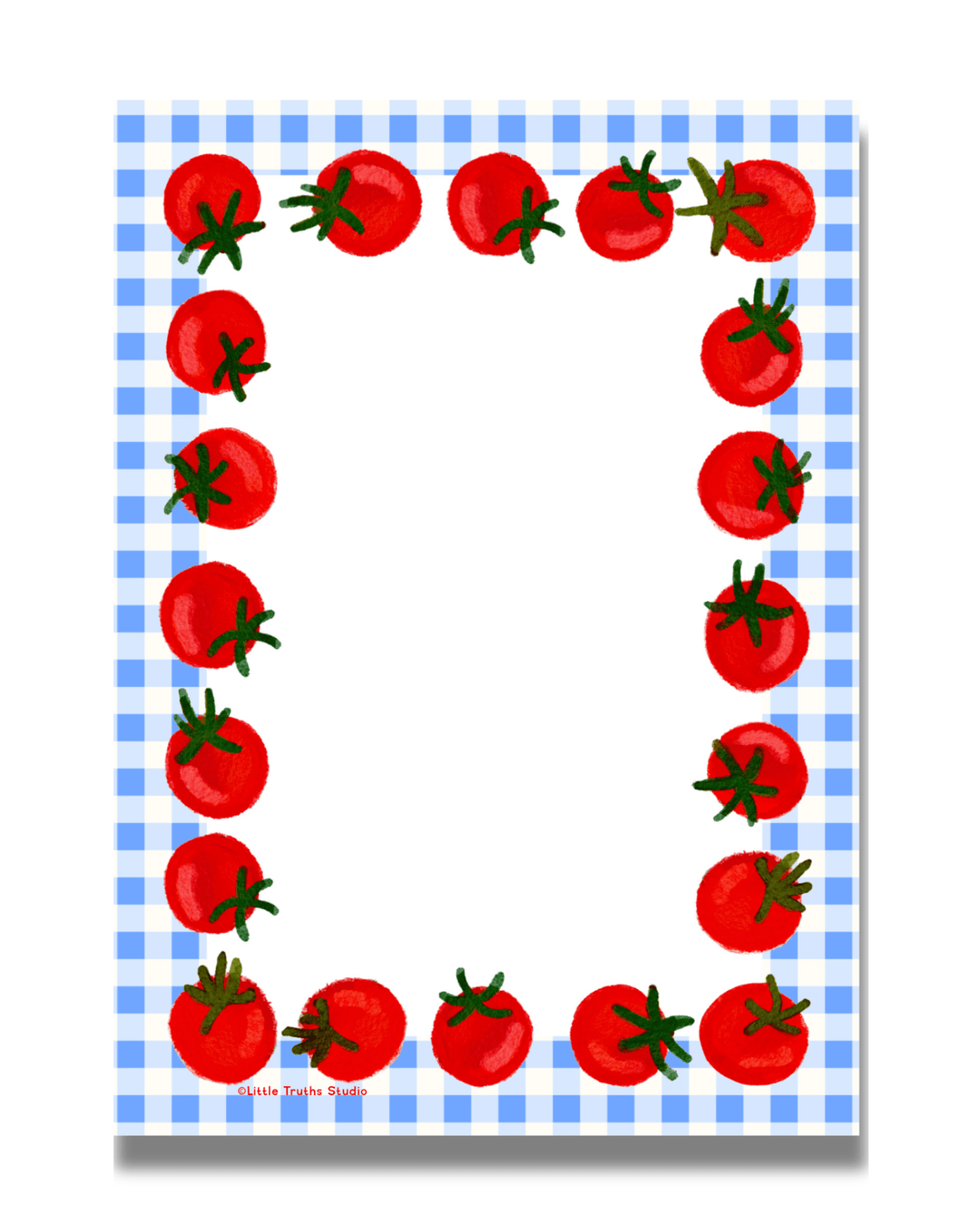 Tomato Vines Notepad Notepad Little Truths Studio 