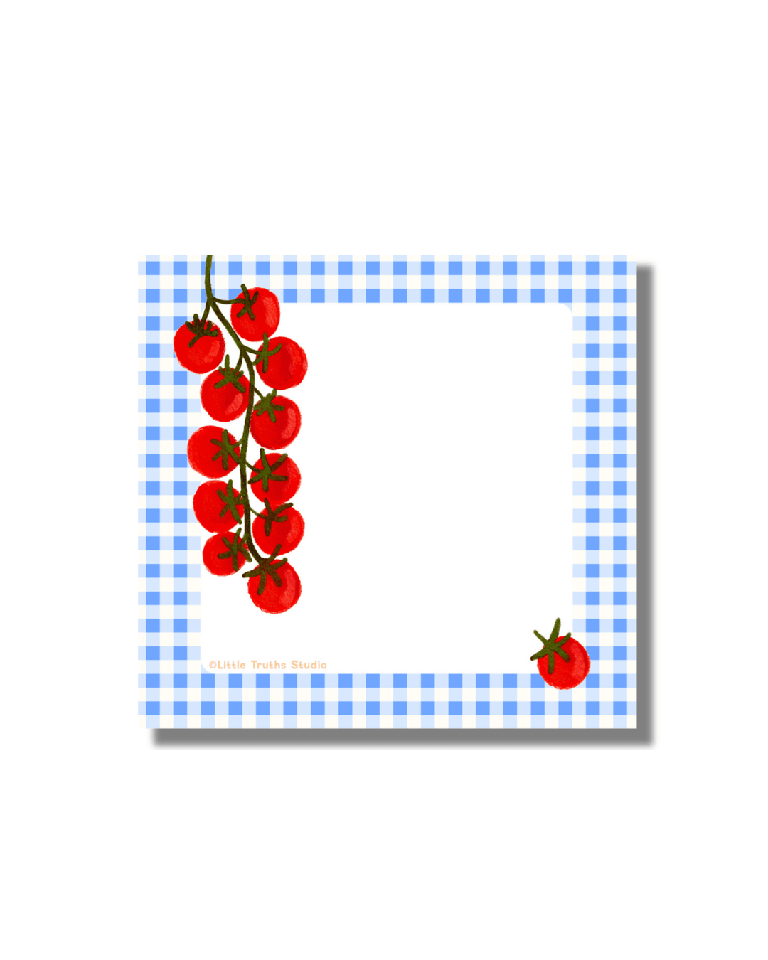 Tomato Vines Sticky Notes Notepad Little Truths Studio 
