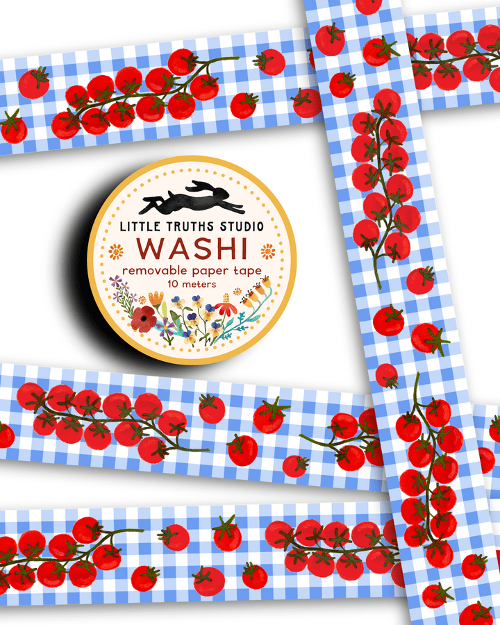 Tomato Vines Washi Tape Washi Tape Little Truths Studio 