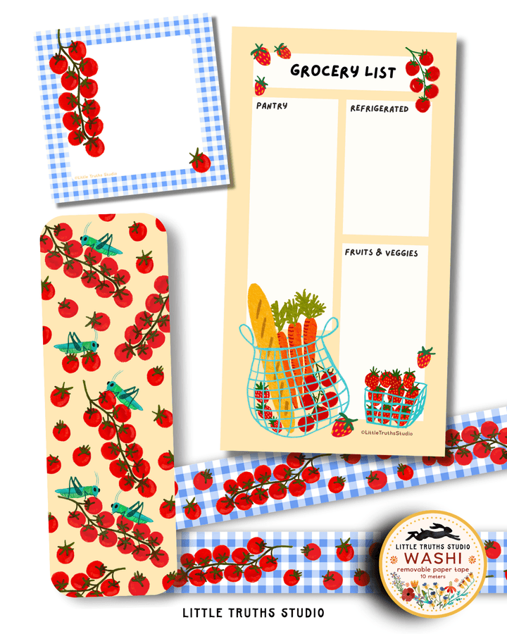 Tomatoes and Grasshoppers Bookmark Bookmark Little Truths Studio 