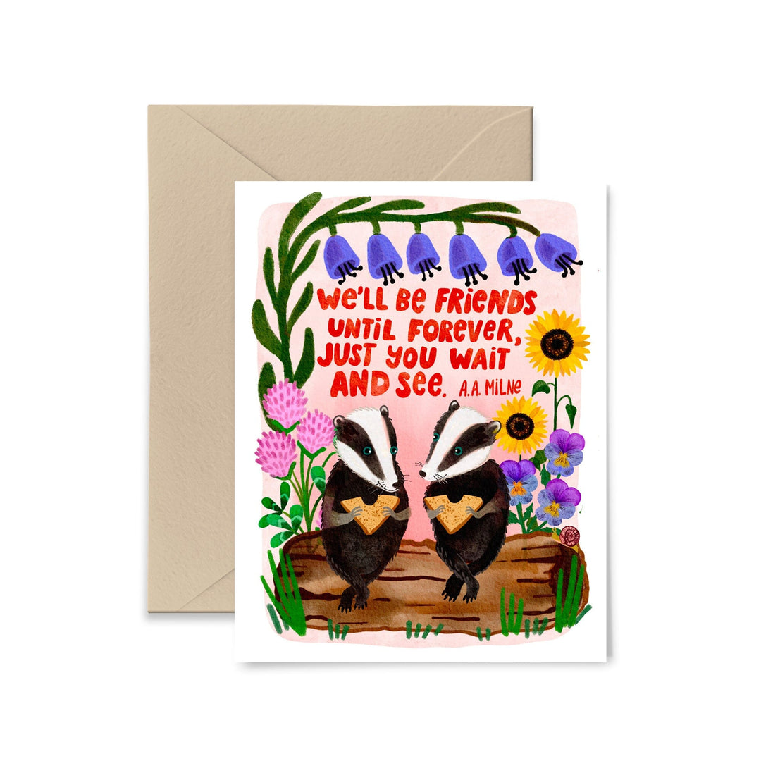 We'll Be Friends Until Forever Card Greeting Card Little Truths Studio 
