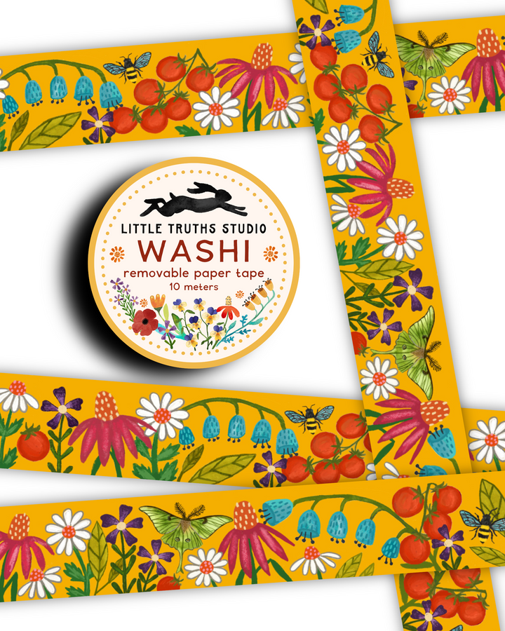 Late Summer Flowers Washi Tape