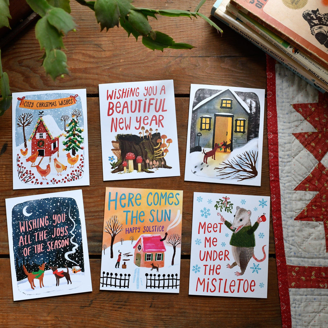Wishing You A Beautiful New Year Greeting Card Greeting Card Little Truths Studio 