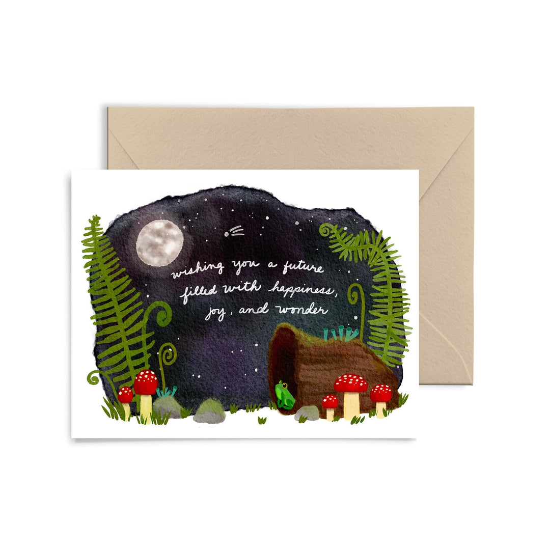 Wishing You A Future Filled With Happiness Card Greeting Card Little Truths Studio 