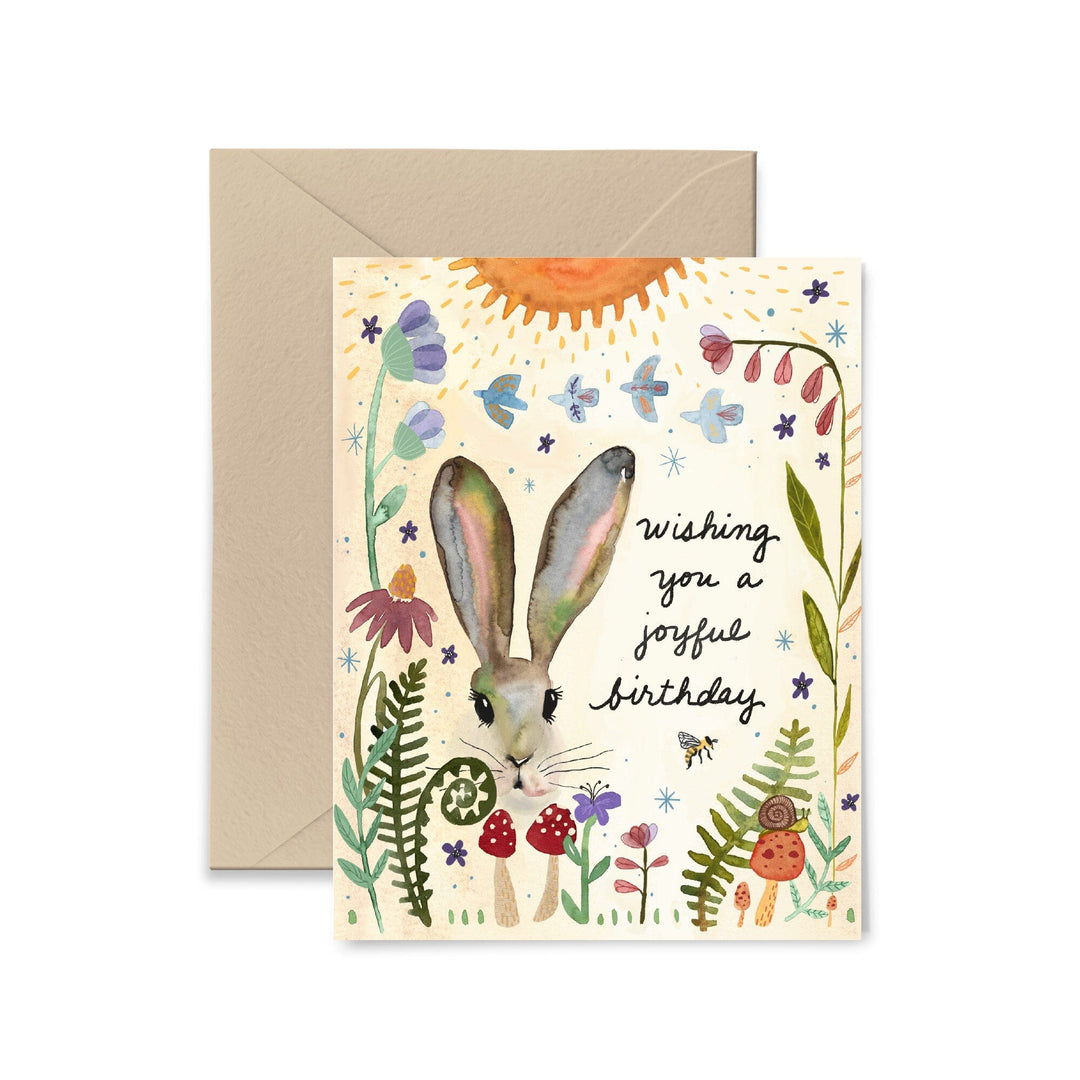 Wishing You A Joyful Birthday Card Greeting Card Little Truths Studio 