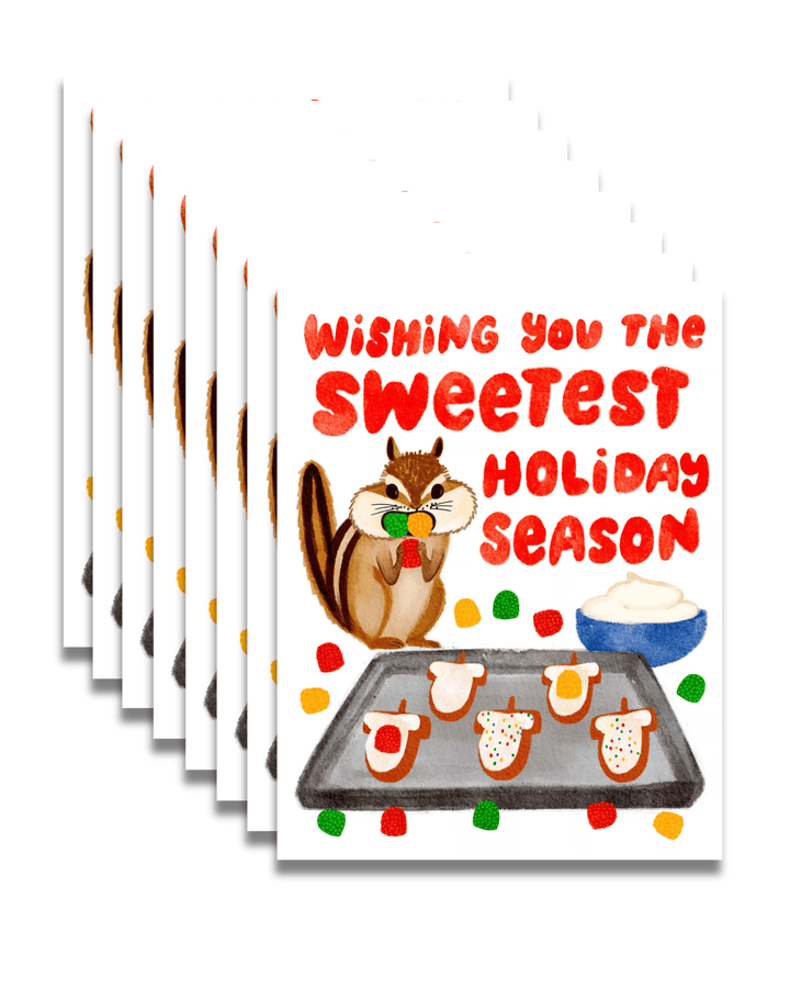Wishing You The Sweetest Holiday Season Card Set Greeting Card Set Little Truths Studio 