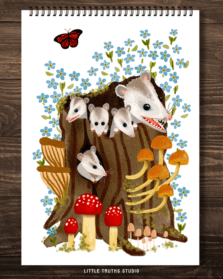 Woodland Magic 2026 Wall Calendar PRE ORDER Calendar Little Truths Studio 