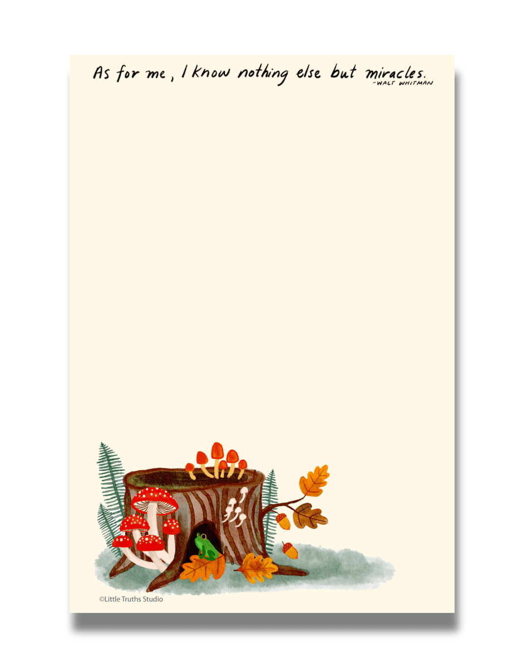 Woodland Magic 4 x 6 Notepad Notepad Little Truths Studio 