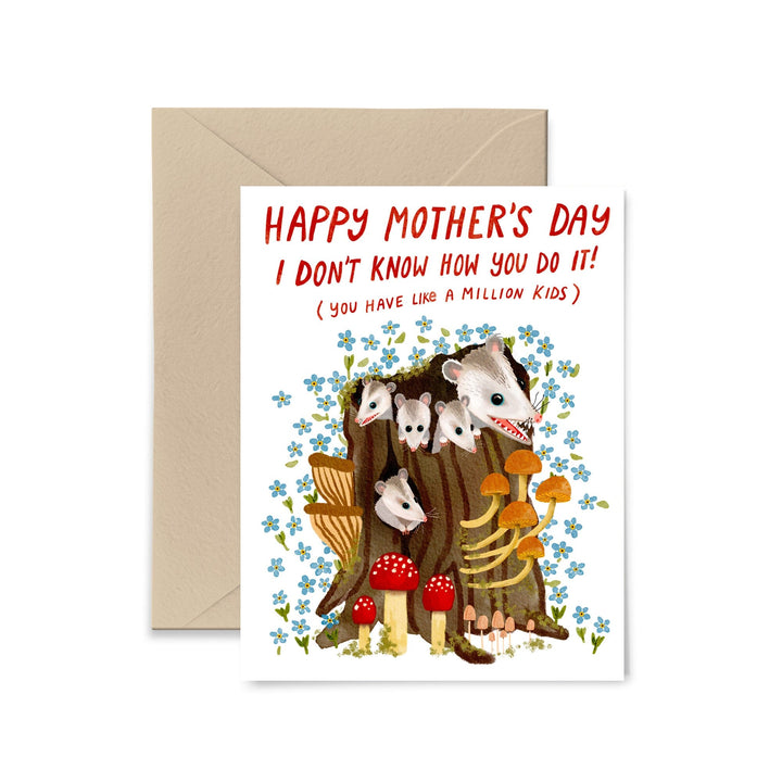 You Have A Million Kids Mother's Day Card Greeting Card Little Truths Studio 