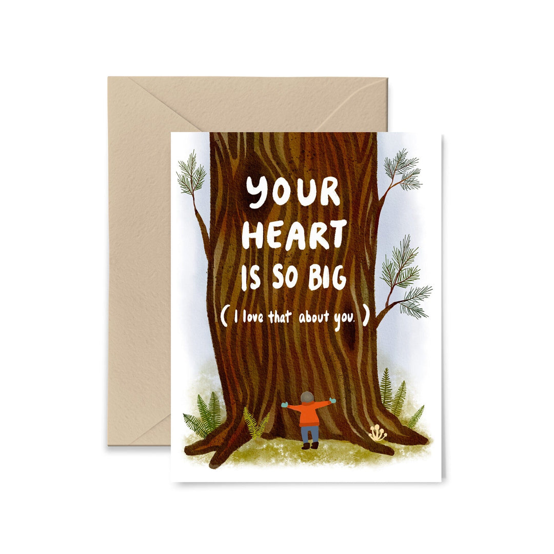 Your Heart Is So Big Greeting Card Greeting Card Little Truths Studio 