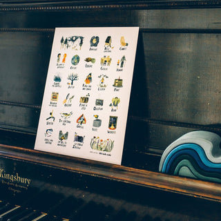 ABCs of Life Art Print Art Prints Little Truths Studio 