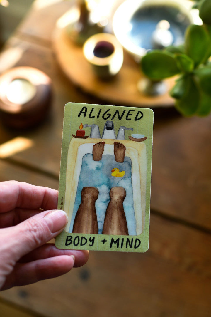 Aligned Body & Mind Sticker sticker Little Truths Studio 