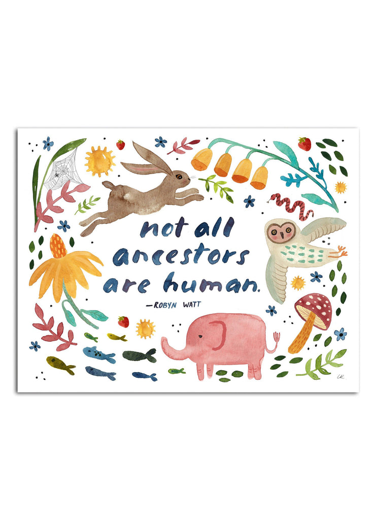 Animal Ancestors Art Print PRE-ORDER Art Prints Little Truths Studio 