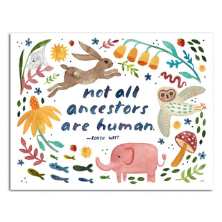 Animal Ancestors Art Print PRE-ORDER Art Prints Little Truths Studio 
