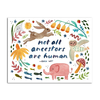 Animal Ancestors Art Print PRE-ORDER Art Prints Little Truths Studio 