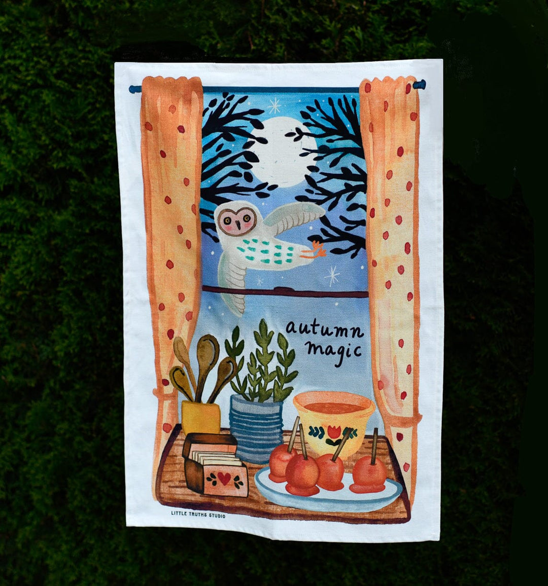 Autumn Magic Tea Towel Tea Towel Little Truths Studio 