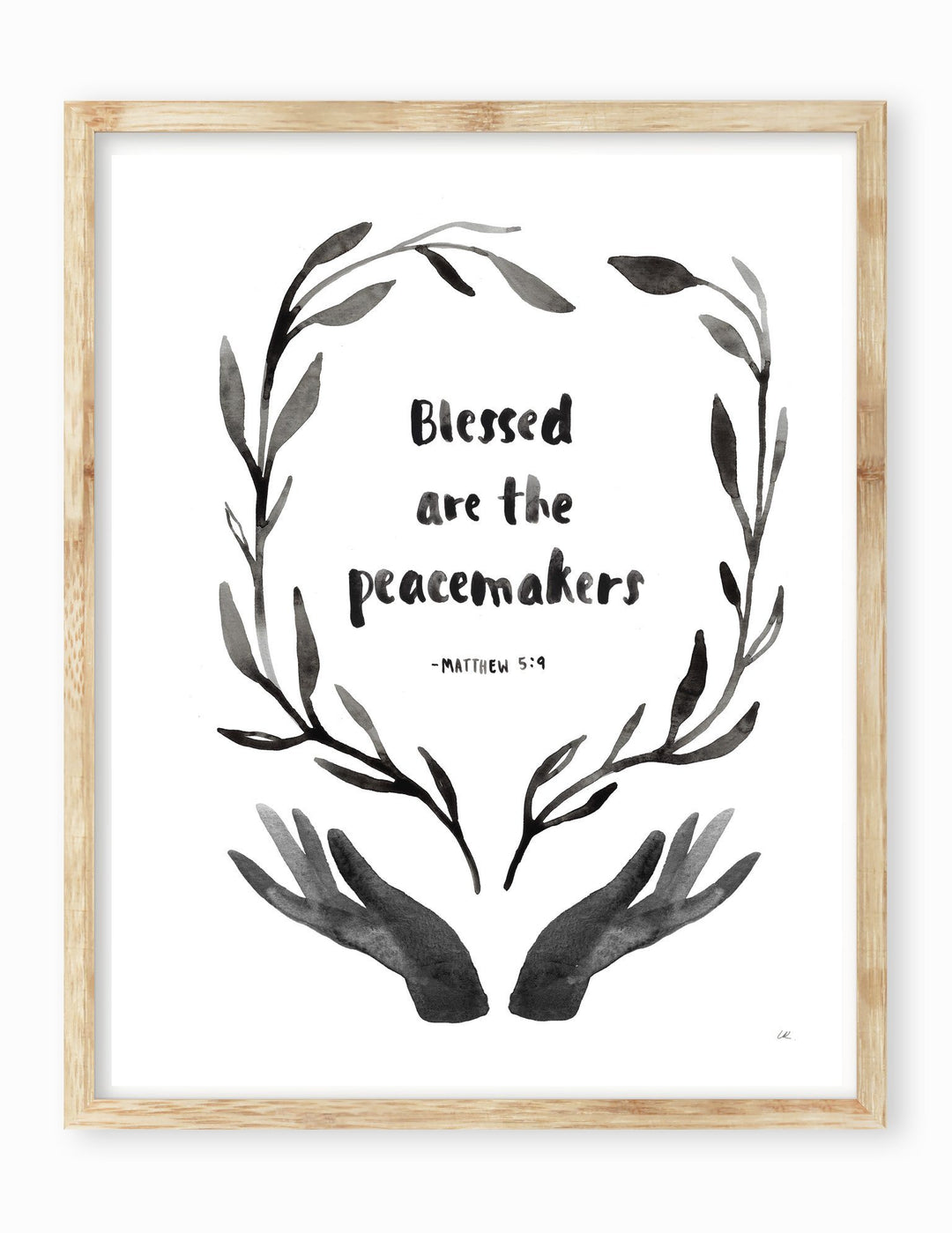 Blessed Are The Peacemakers Art Print Art Prints Little Truths Studio 