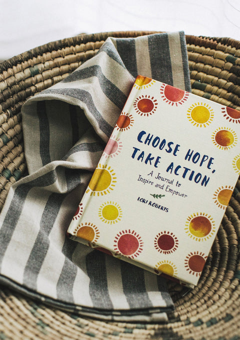 Choose Hope, Take Action Journal gratitude journal Little Truths Studio 