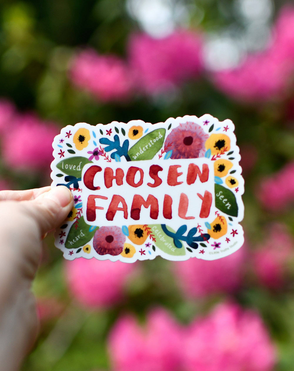 Chosen Family Vinyl Sticker stickers Little Truths Studio 