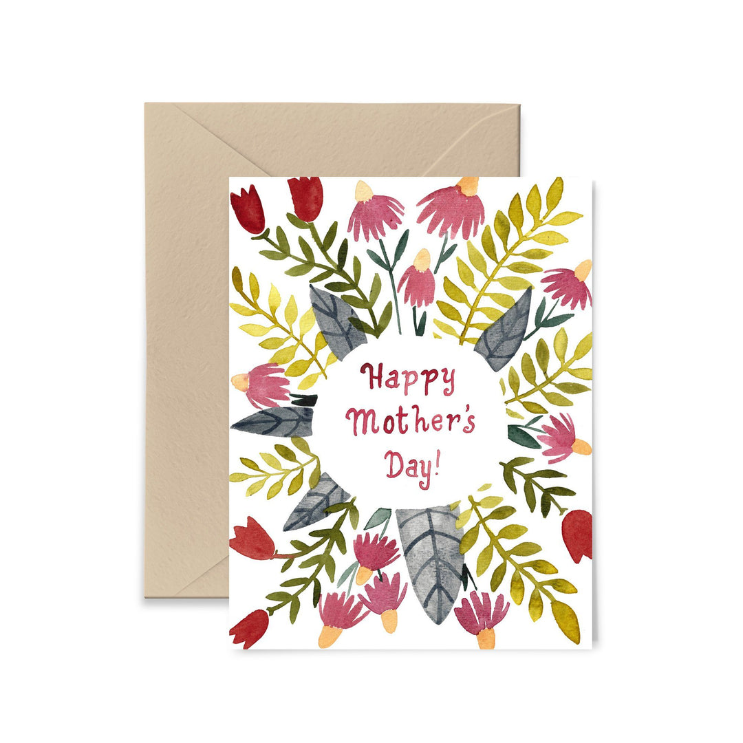 Floral Mother's Day Card Greeting Card Little Truths Studio 
