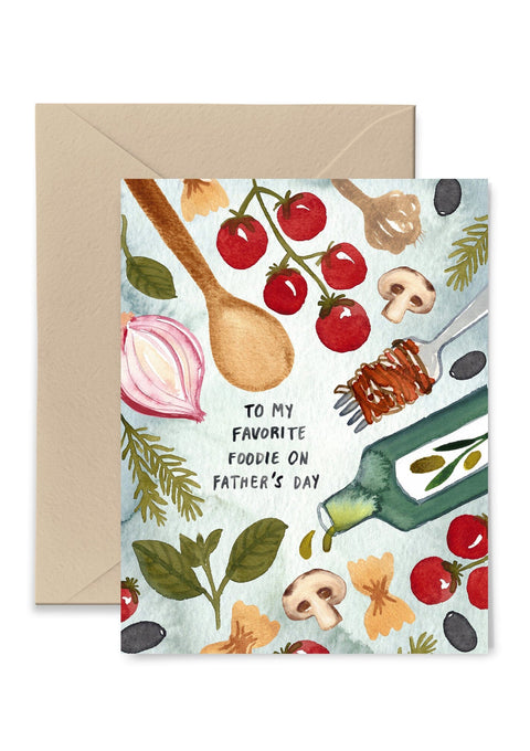 Foodie Father's Day Card Greeting Card Little Truths Studio 