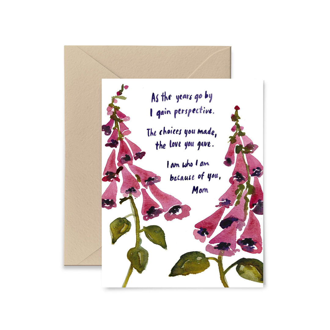Foxgloves Mother's Day Greeting Card Greeting Card Little Truths Studio 