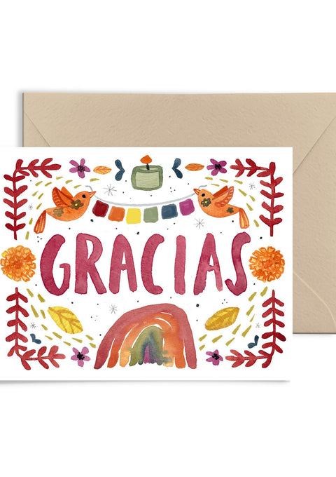 Gracias Greeting Card Greeting Card Little Truths Studio 