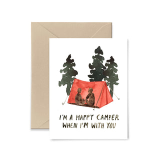 Happy Camper Greeting Card Greeting Card Little Truths Studio 