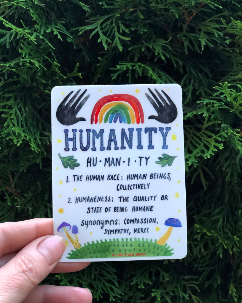 Humanity Sticker stickers Little Truths Studio 