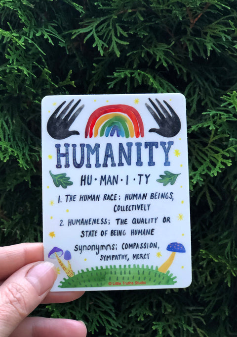 Humanity Sticker stickers Little Truths Studio 