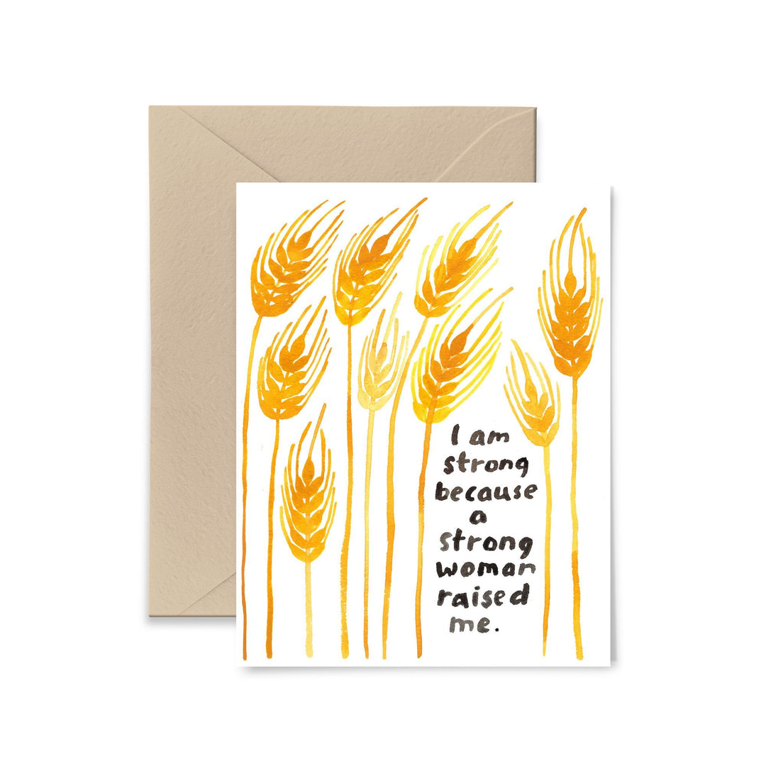 I Am Strong Greeting Card Greeting Card Little Truths Studio 