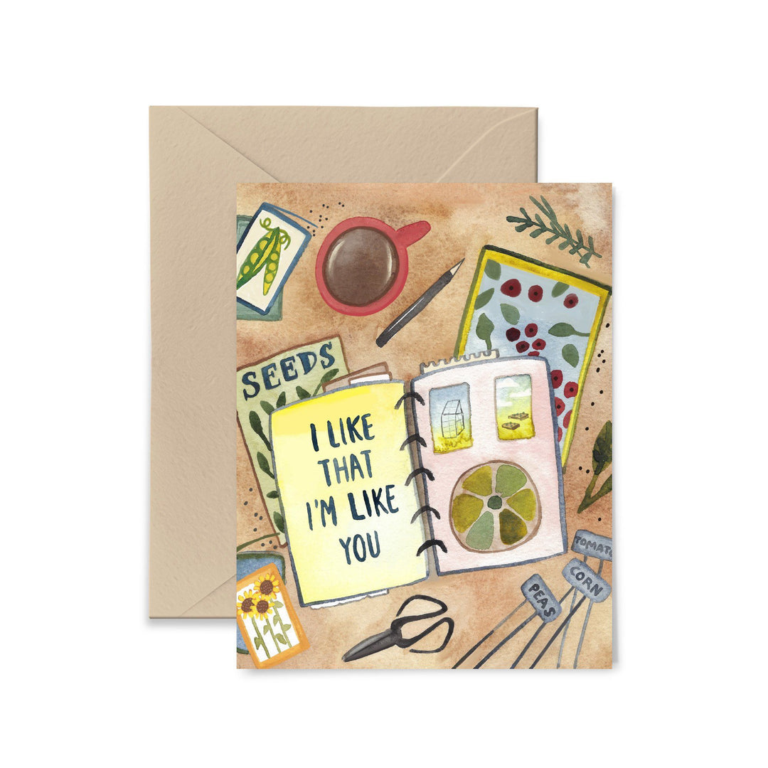 I Like That I'm Like You Greeting Card Greeting Card Little Truths Studio 