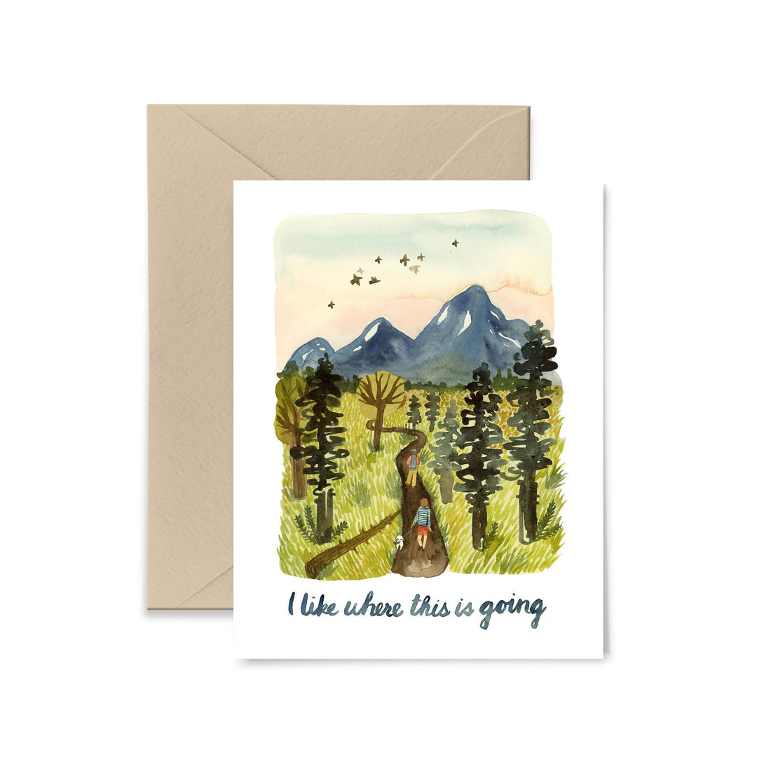 I Like Where This Is Going Greeting Card Greeting Card Little Truths Studio 