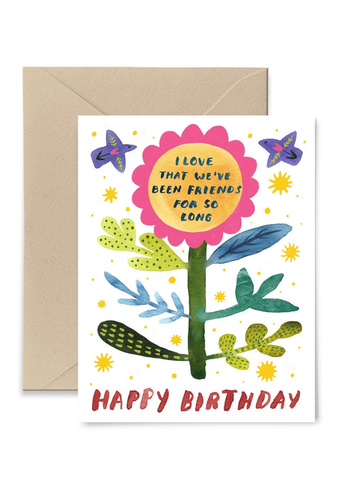I Love That We've Been Friends For So Long Birthday Card Greeting Card Little Truths Studio 