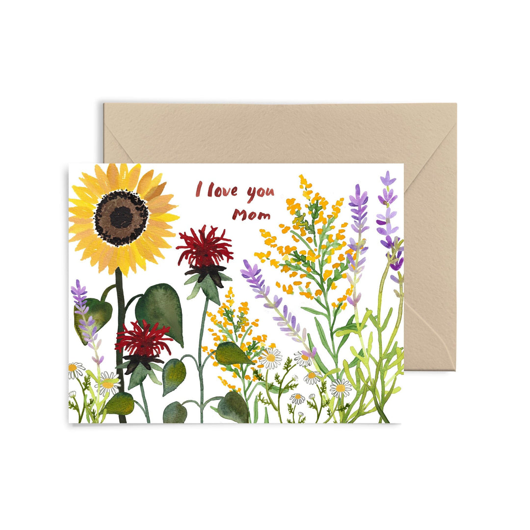 I Love You Mom Mother's Day Card Greeting Card Little Truths Studio 