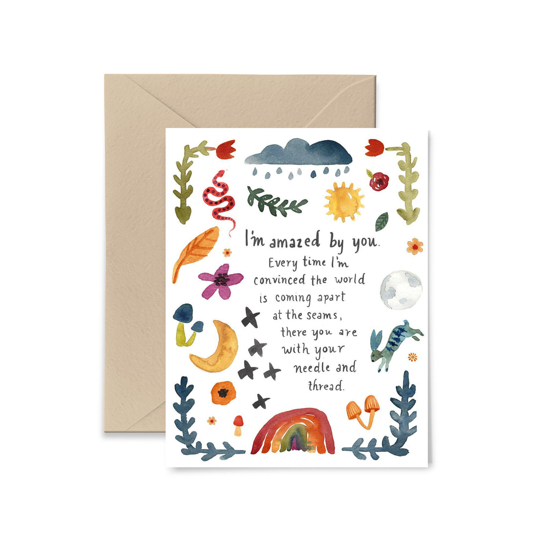 I'm Amazed By You Greeting Card Greeting Card Little Truths Studio 