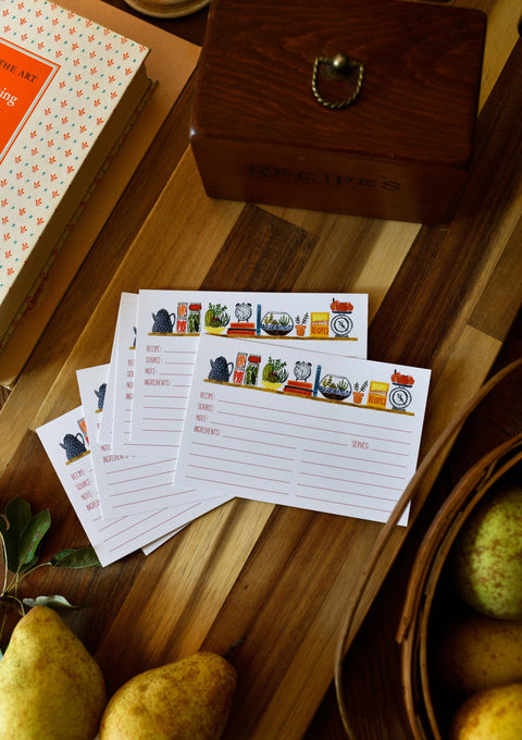 Kitchen Shelf Recipe Cards Little Truths Studio 