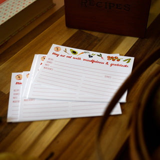 Mindfulness Recipe Cards Little Truths Studio 