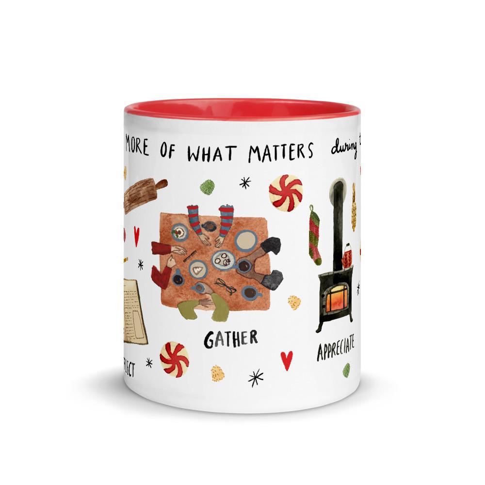 More of What Matters Holiday Mug Little Truths Studio 